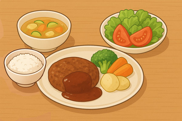 まともな食事のイメージ