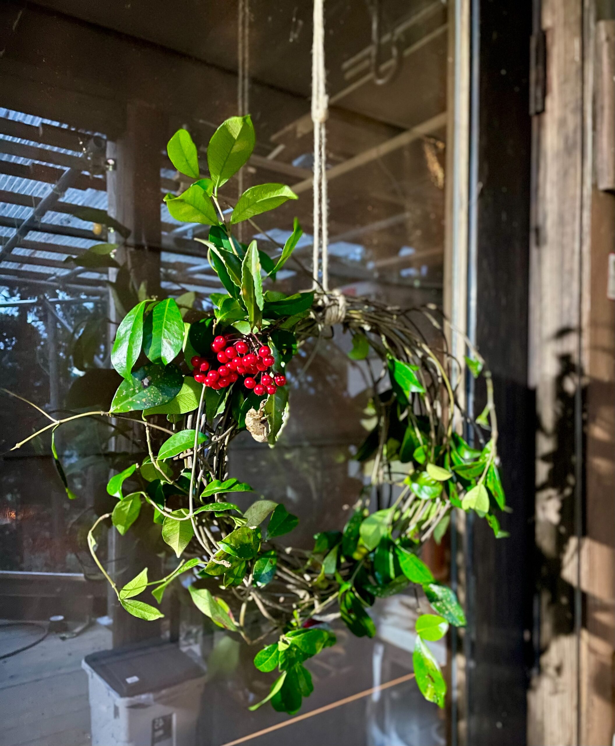 手づくりのリース